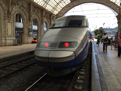 ニースからTGV